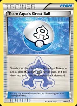 Team Aqua's Great Ball