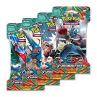 Furious Fists Sleeved Booster Pack Art Bundle [Set of 4]